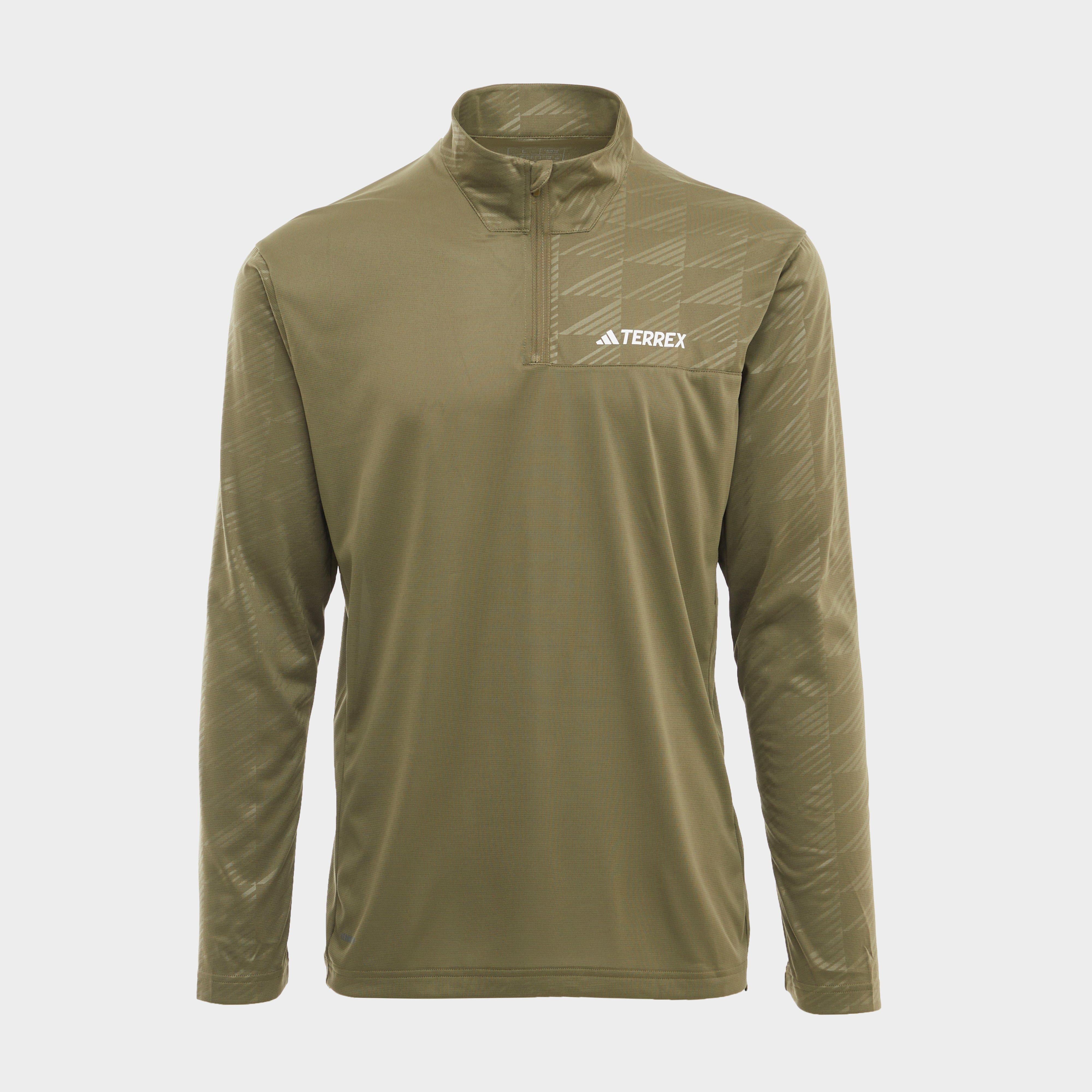 Men's Multi Half-Zip Long Sleeve Top