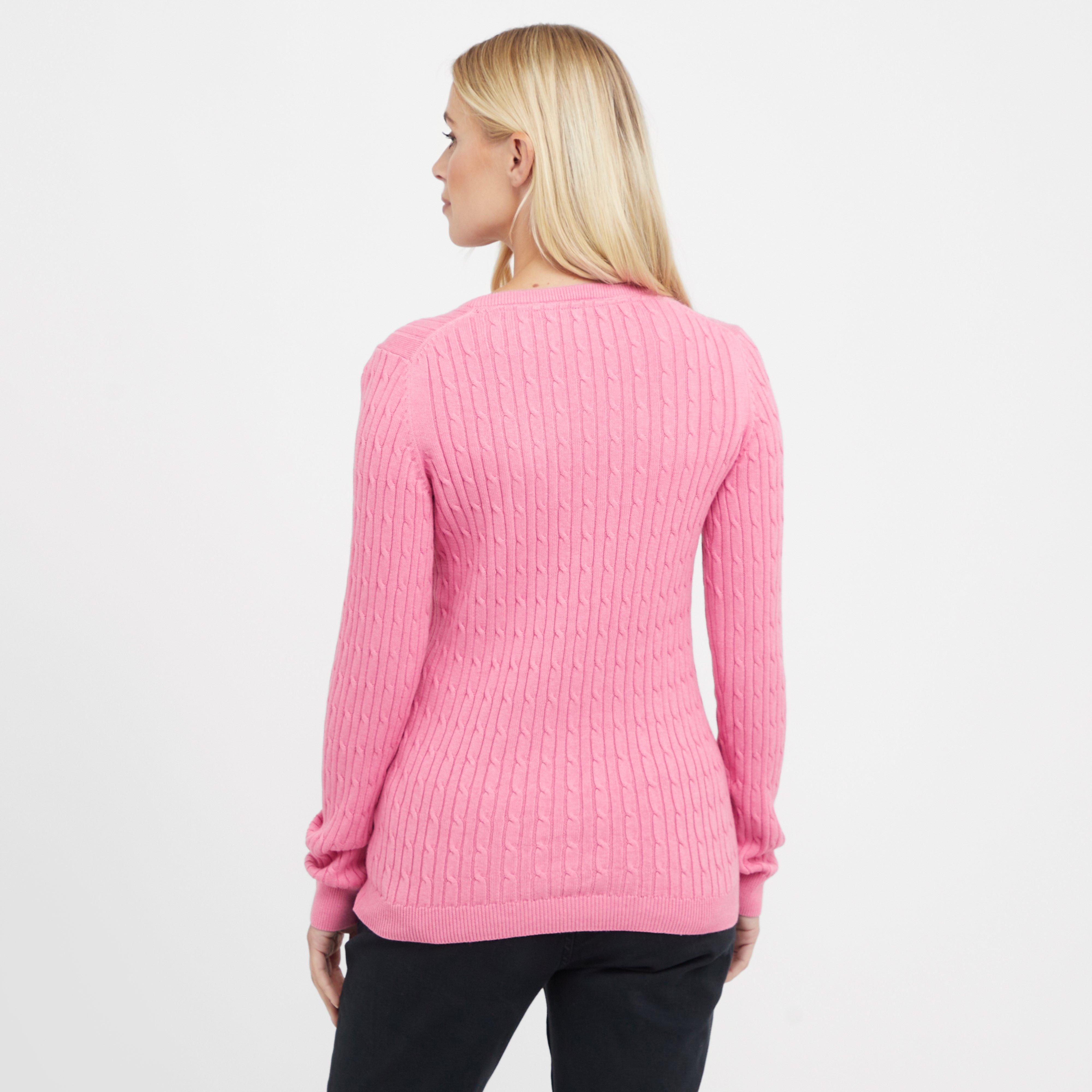 Women’s Heritage Cable Knit V Neck Jumper