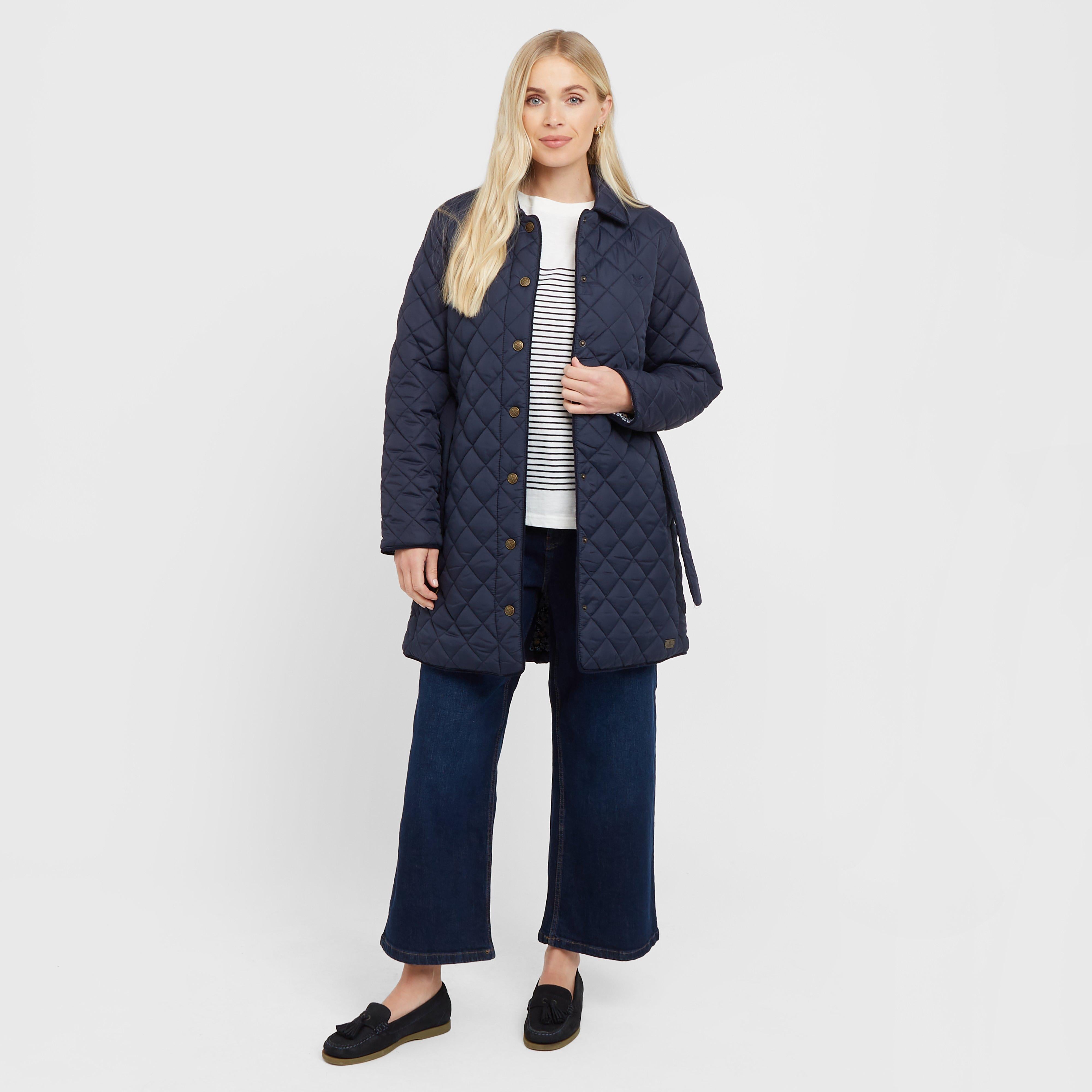 Women’s Belted Diamond Quilted Jacket