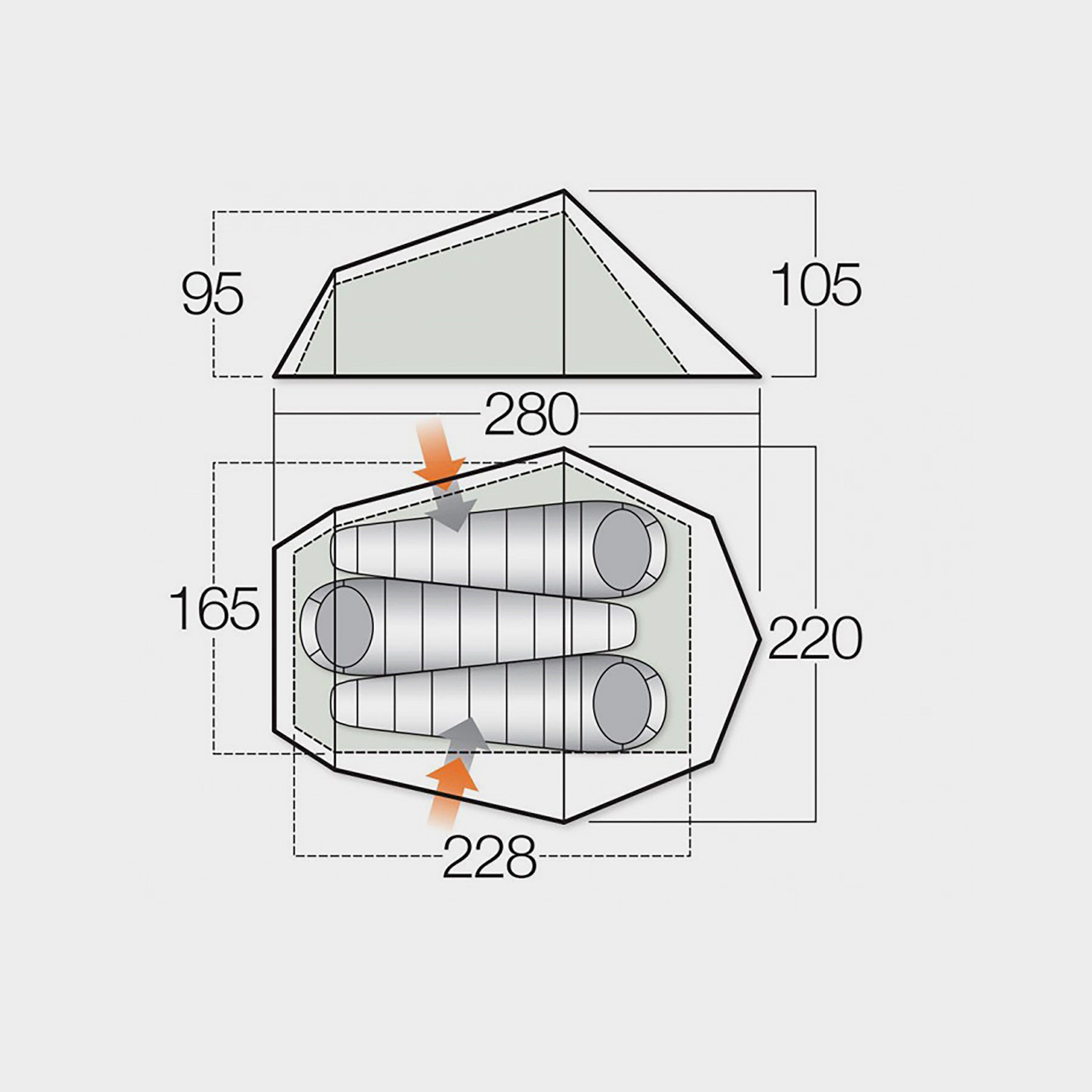 Refurbished Banshee 300 3 Person Tent