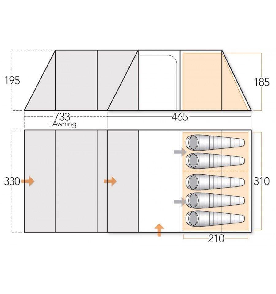 Refurbished Refurbished Icarus 500 Deluxe Awning