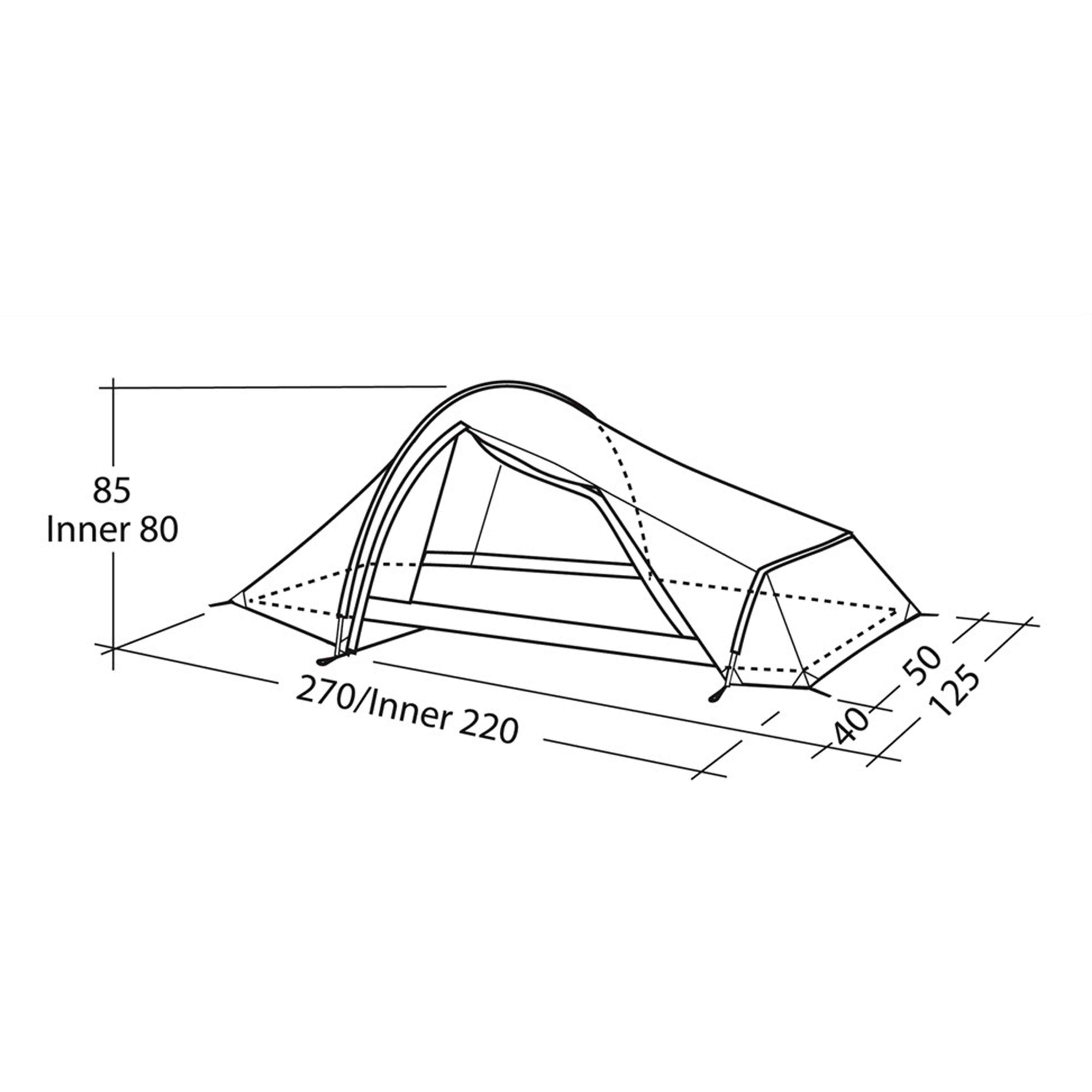 Refurbished Goldcrest 1-Person Tent