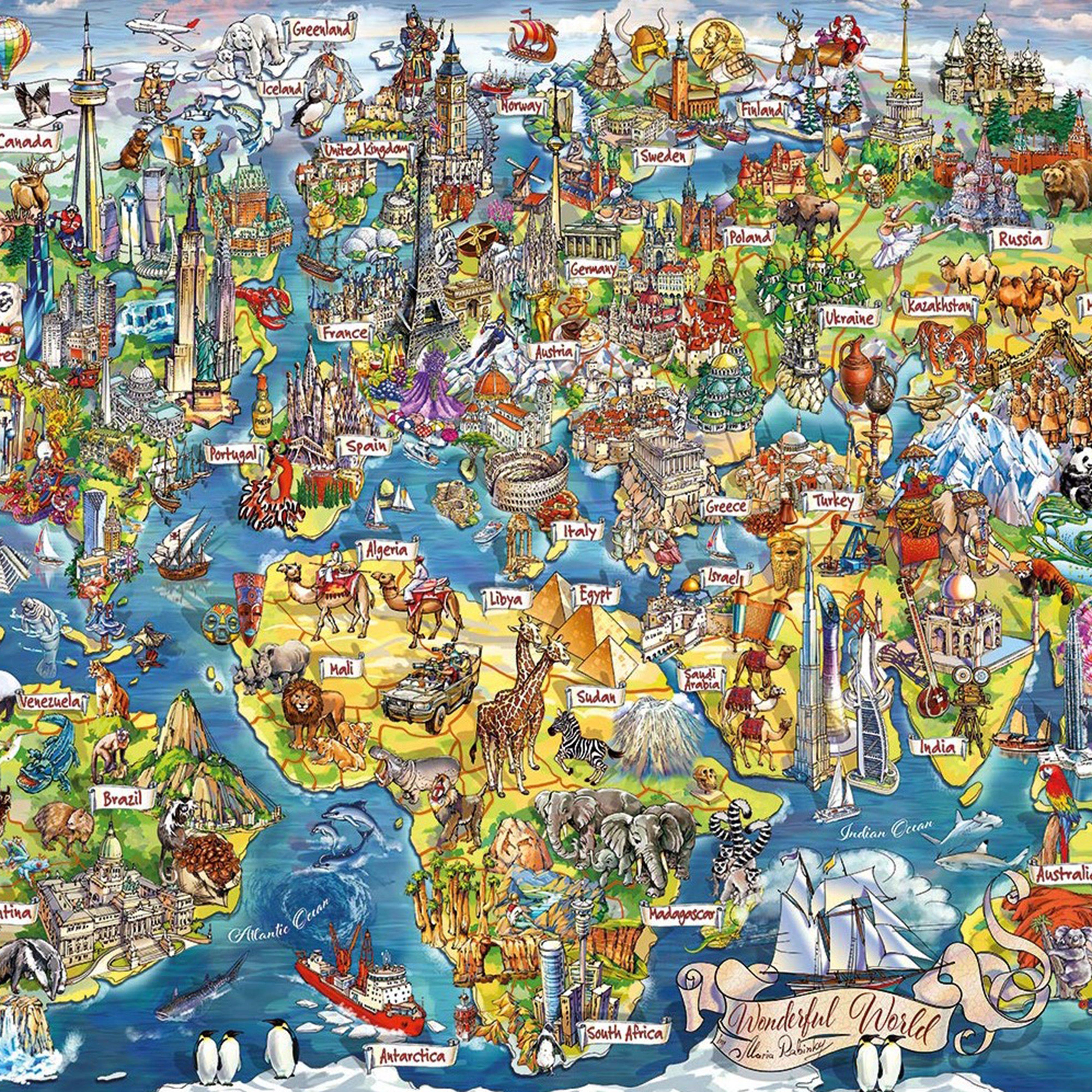 Wonderful World 1000 Piece Jigsaw Puzzle
