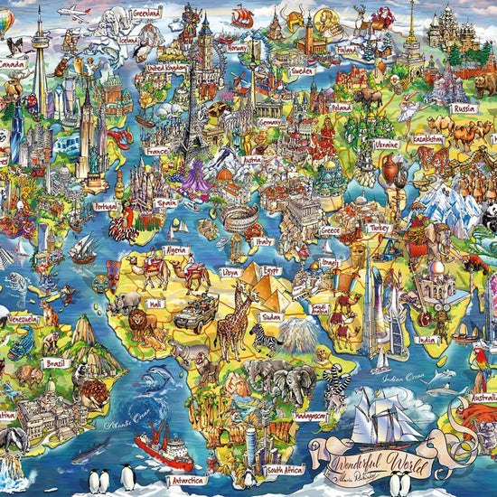 Wonderful World 1000 Piece Jigsaw Puzzle