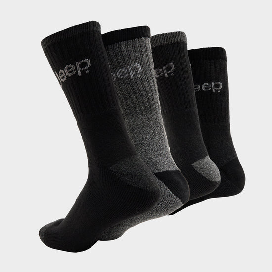 Men’s Performance Boot Socks 4 Pack