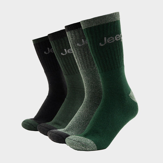 Men’s Performance Boot Socks 4 Pack