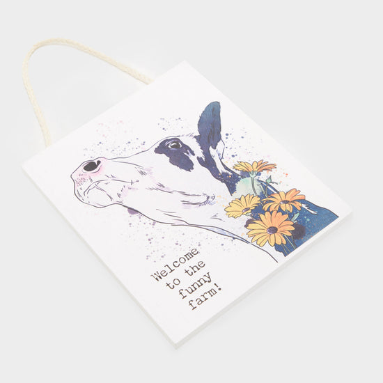 Medium Off Square Funny Farm Plaque