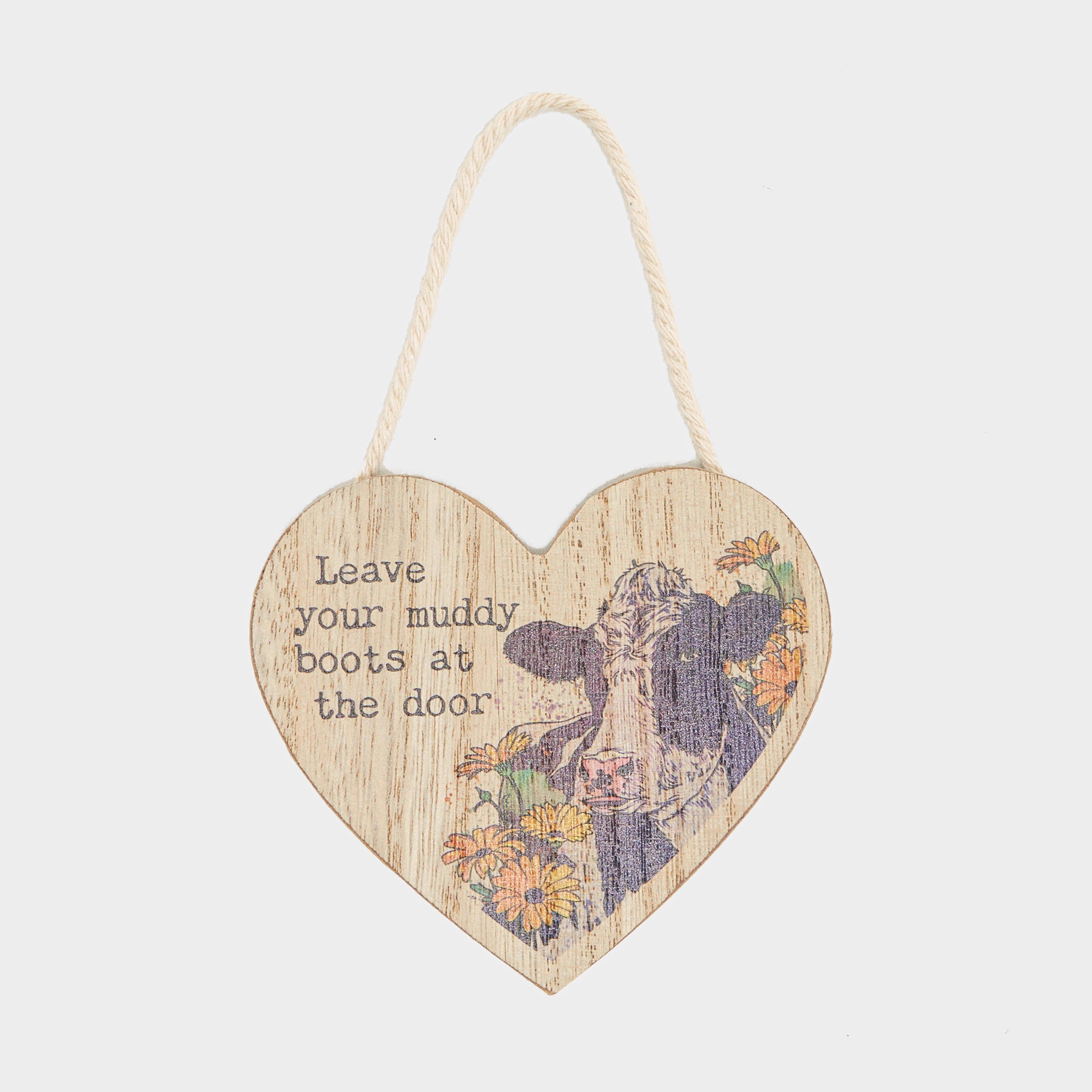 Small Boots At The Door Hanging Plaque