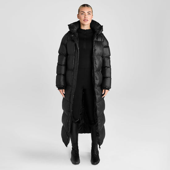 Women's Heavy Quilted Long Puffer Jacket