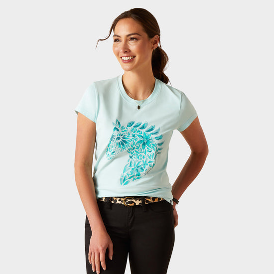 Womens Floral Mosaic T-Shirt