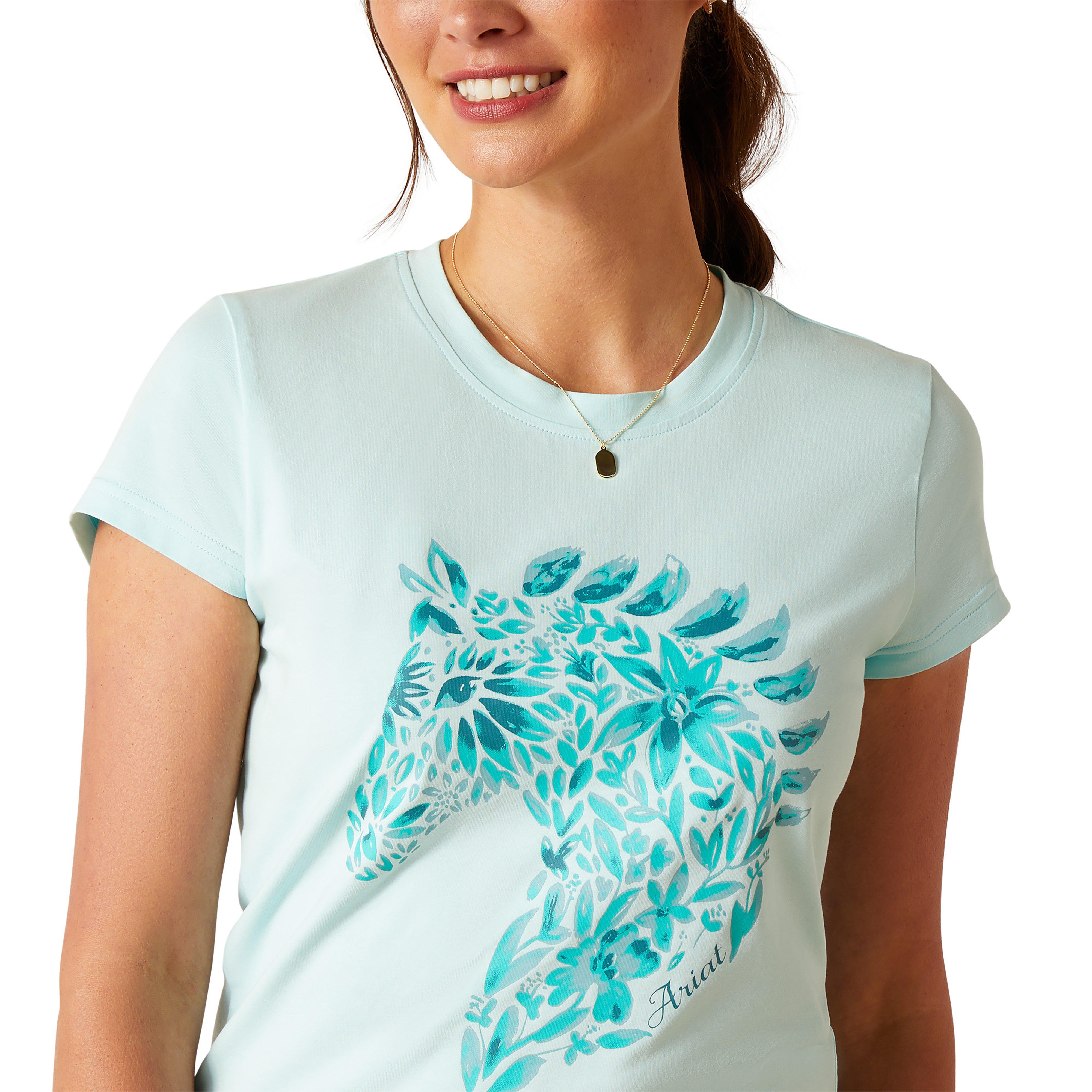 Womens Floral Mosaic T-Shirt