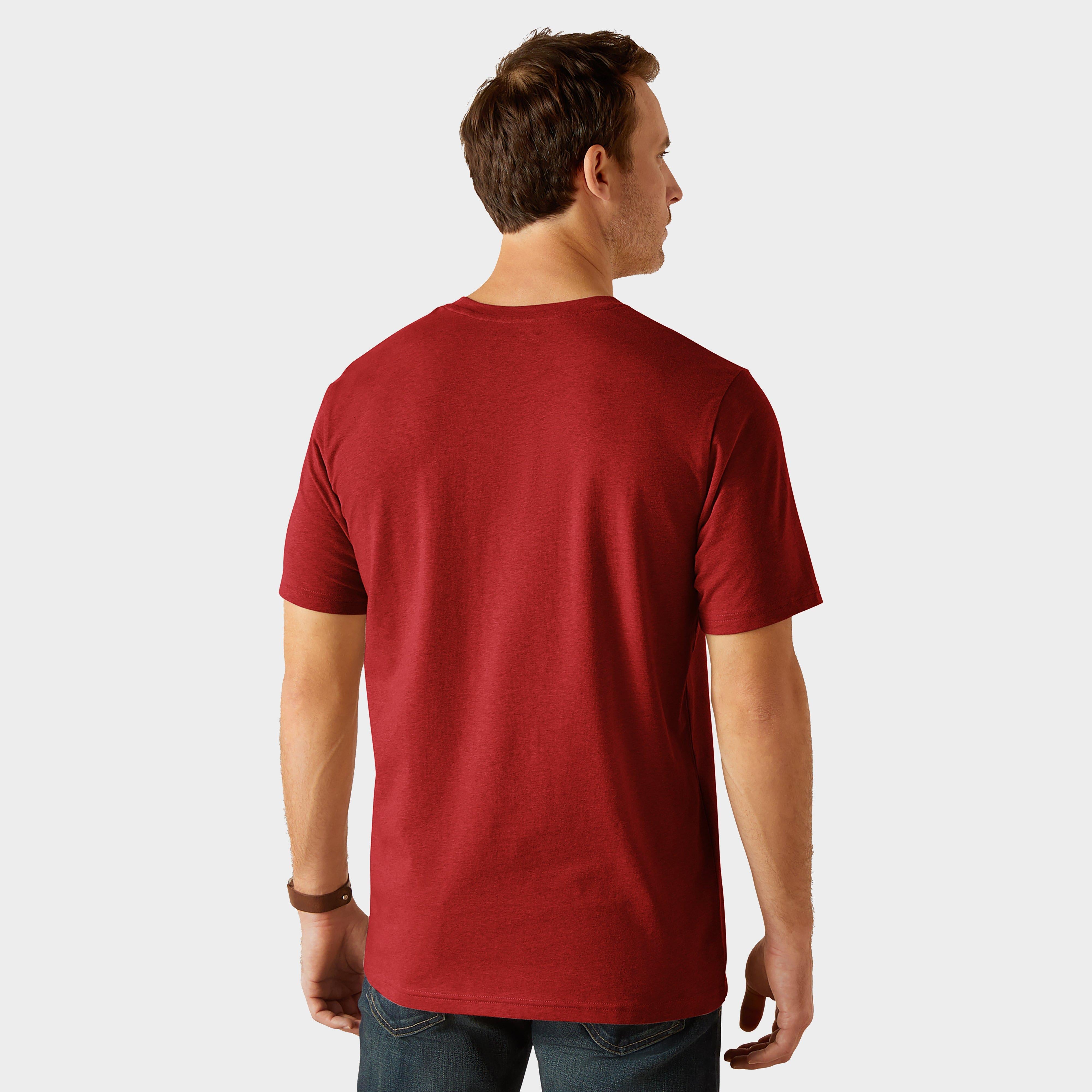 Mens Vertical Logo Short Sleeved Top