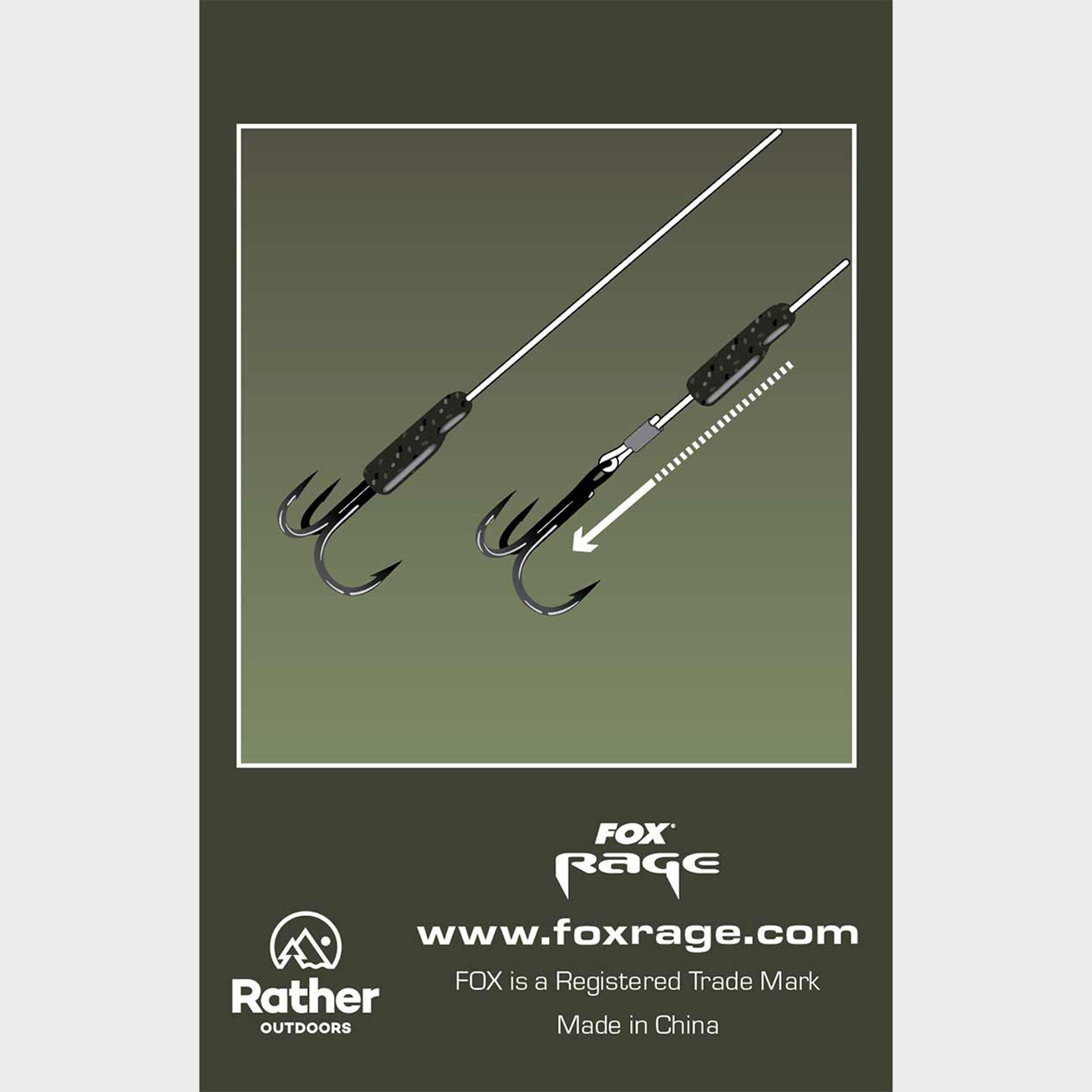 Predator Camo Treble Hook Sleeves