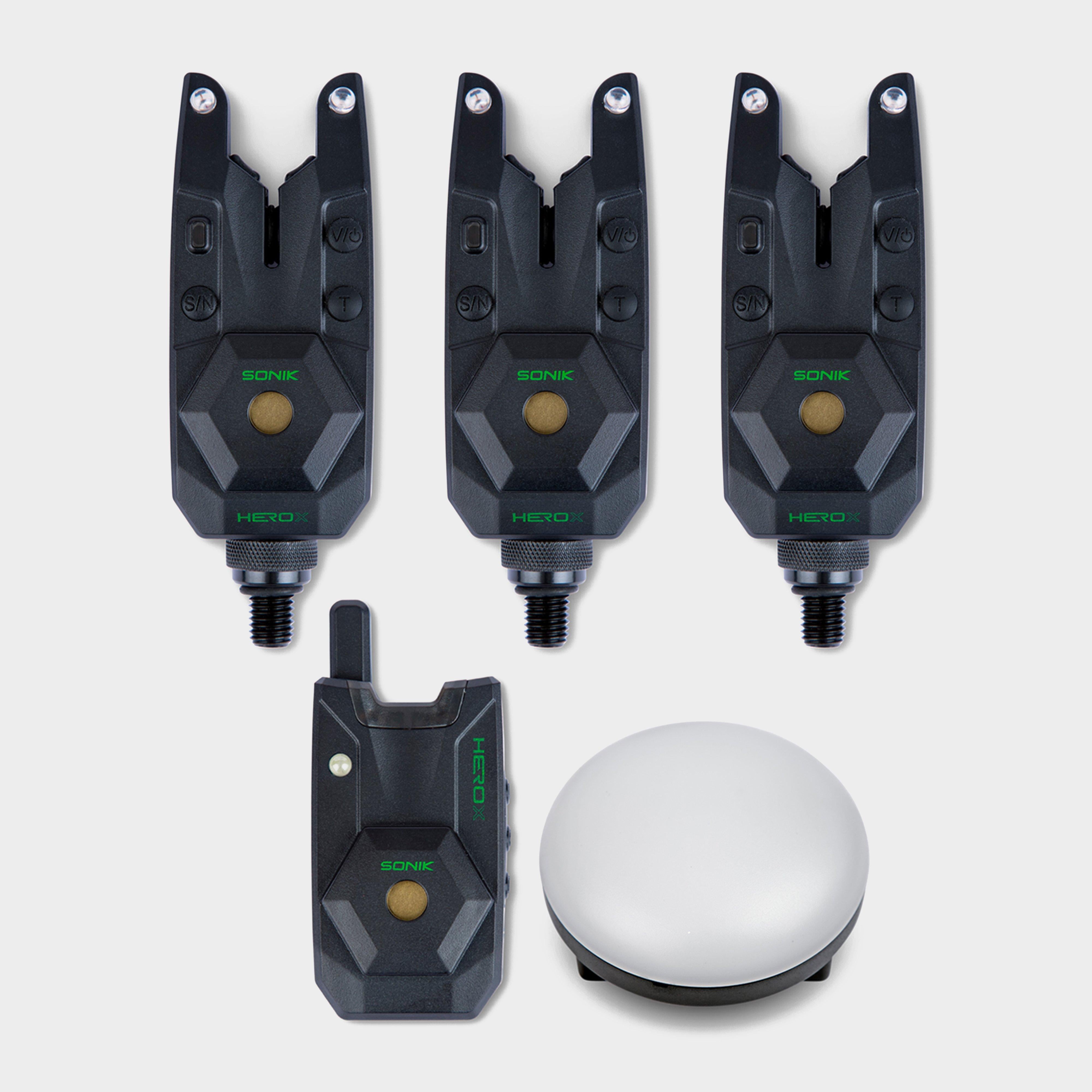Hero-X 3+1 Bite Alarm Set + Bivvy Lamp