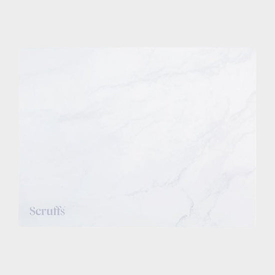 Pet Placemat White Marble Print