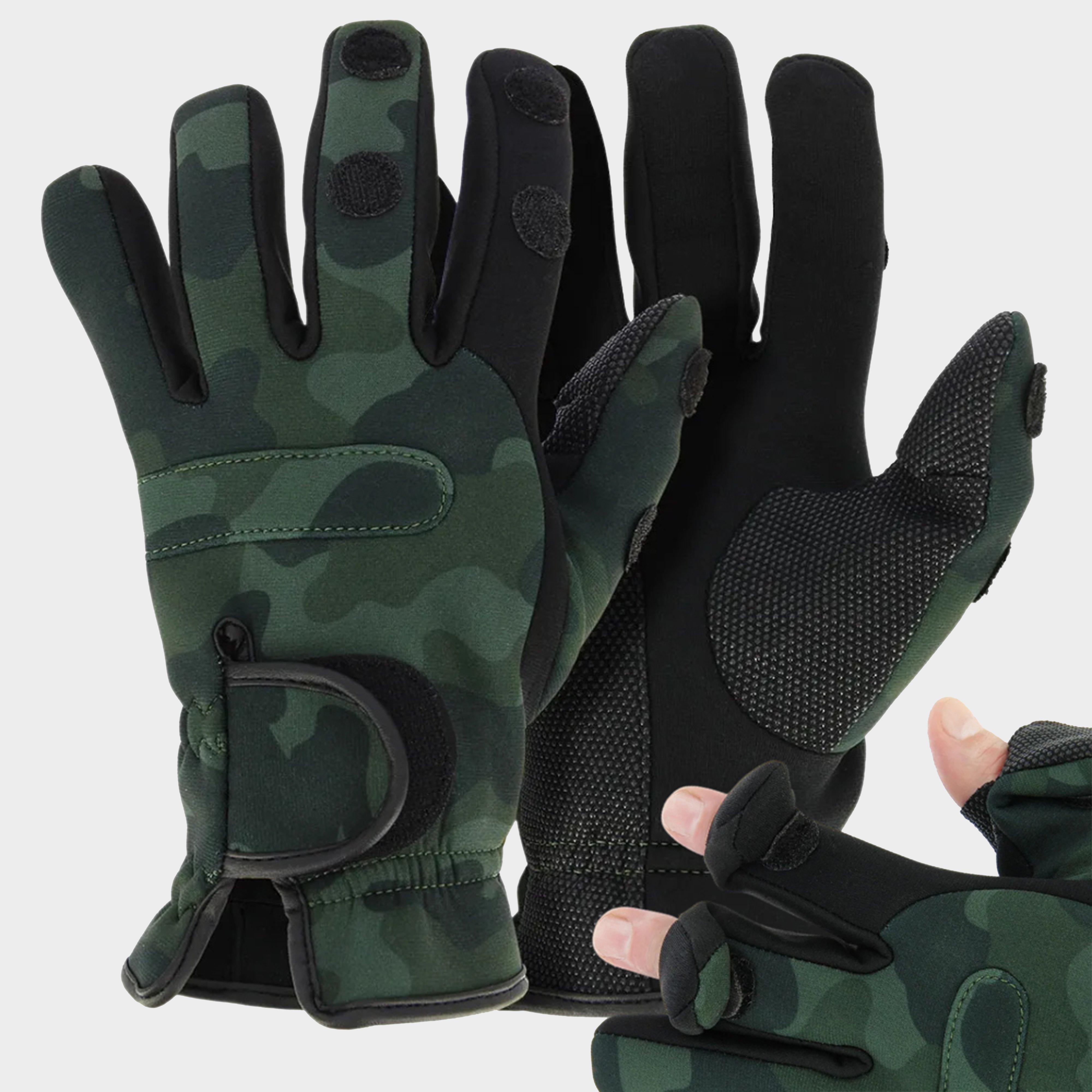 Unisex Camouflage Neoprene Fishing Gloves