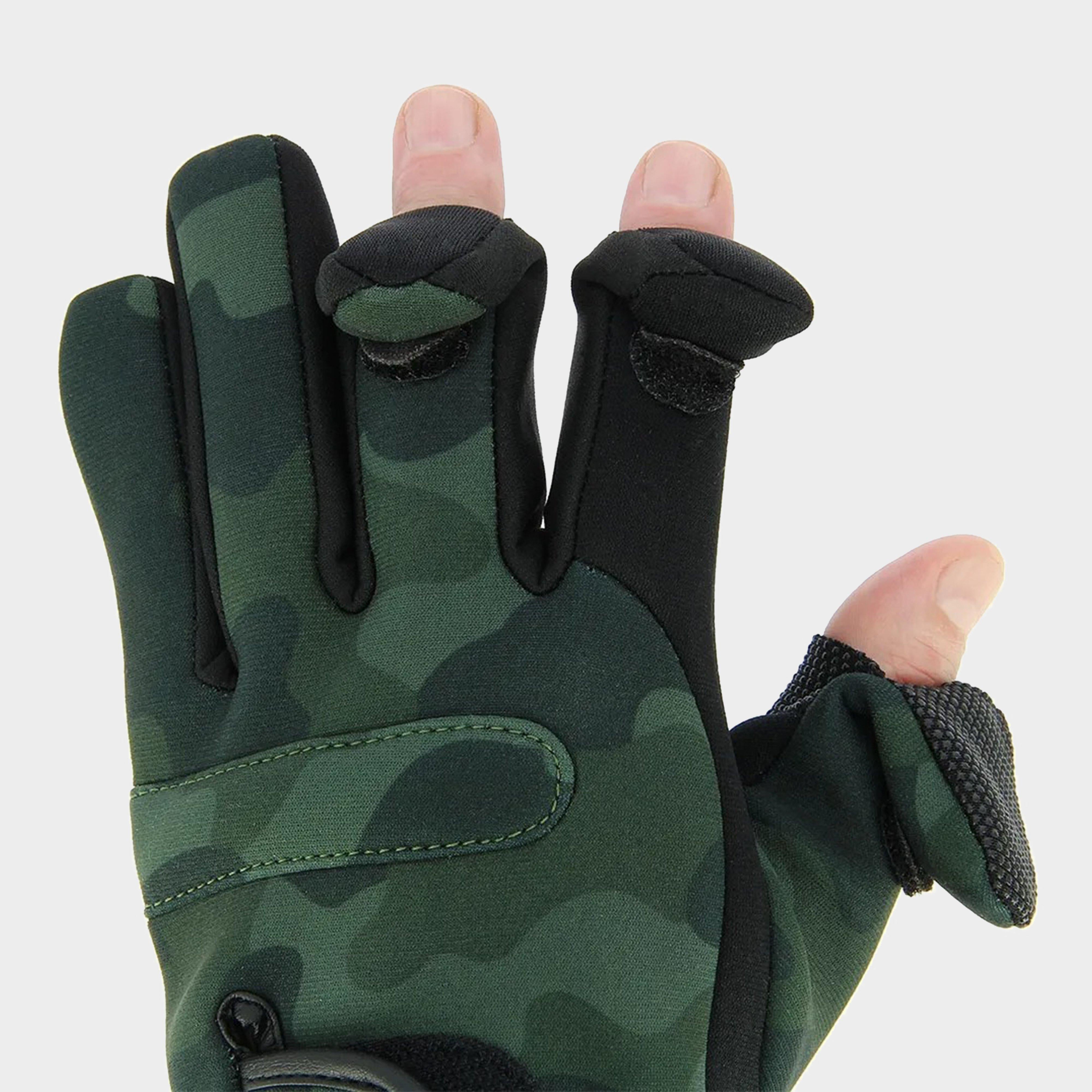 Unisex Camouflage Neoprene Fishing Gloves