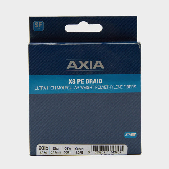 AXIA X8 PE Braid 20lb