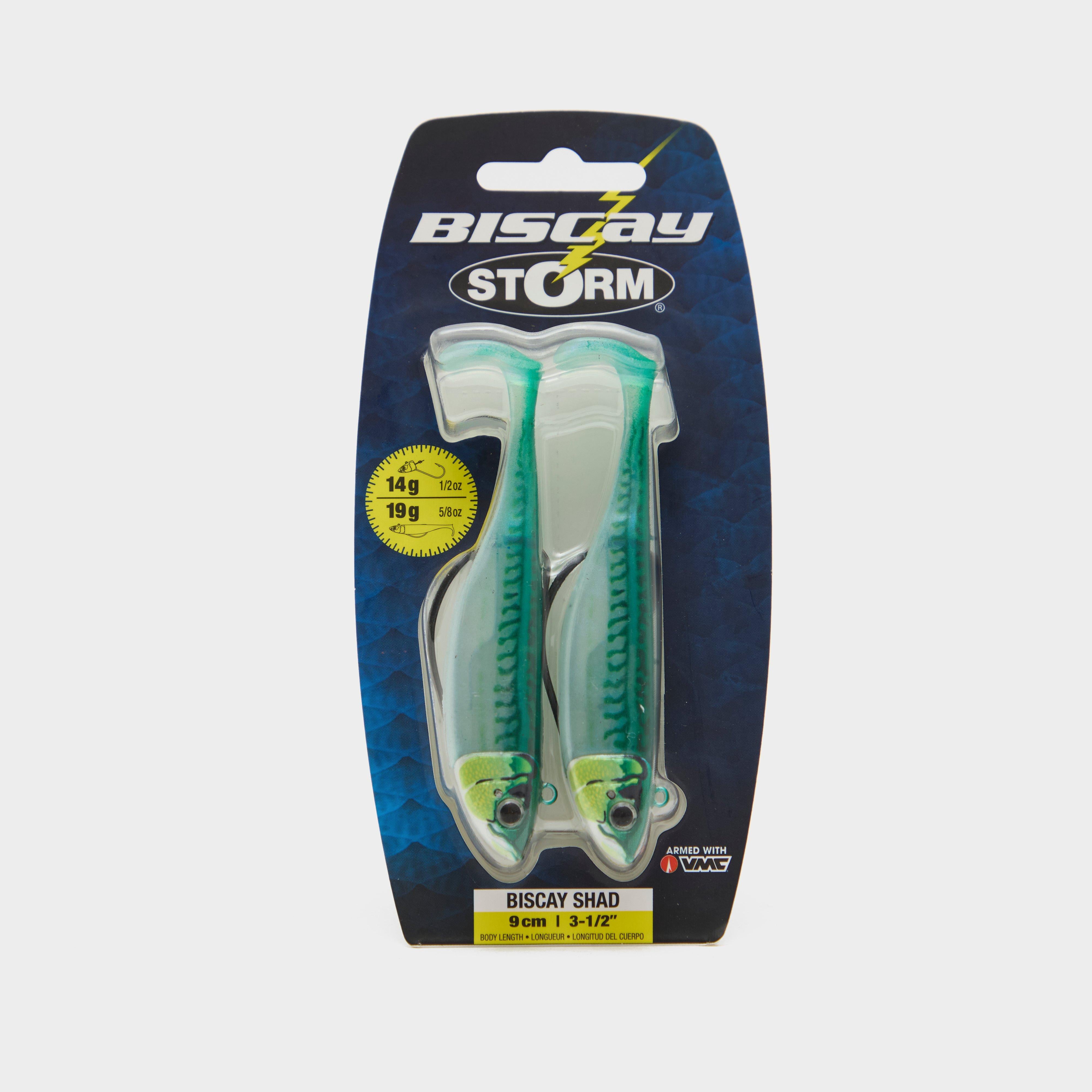 360GT Biscay Shad Mounted Green Mackerel 2 Pack