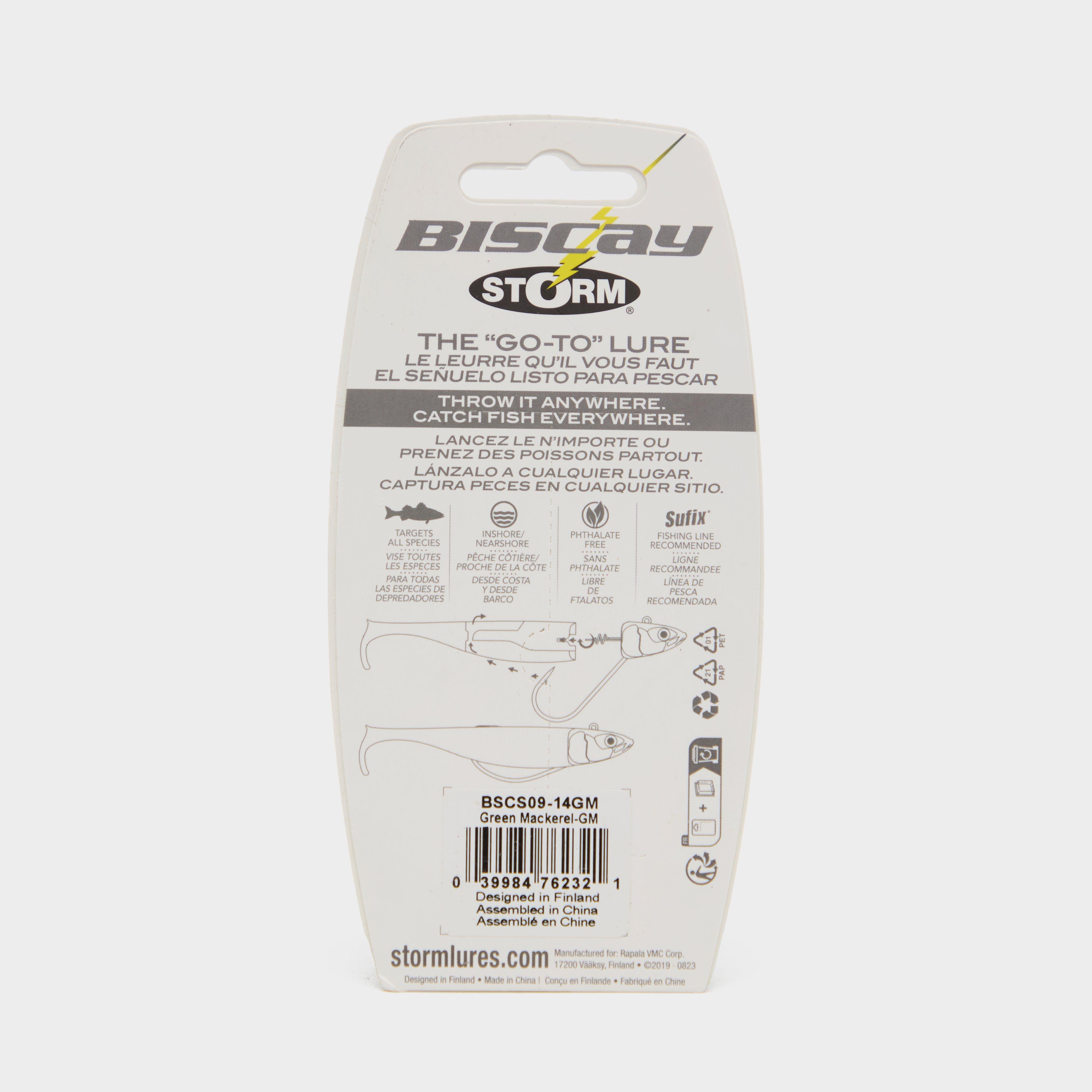 360GT Biscay Shad Mounted Green Mackerel 2 Pack