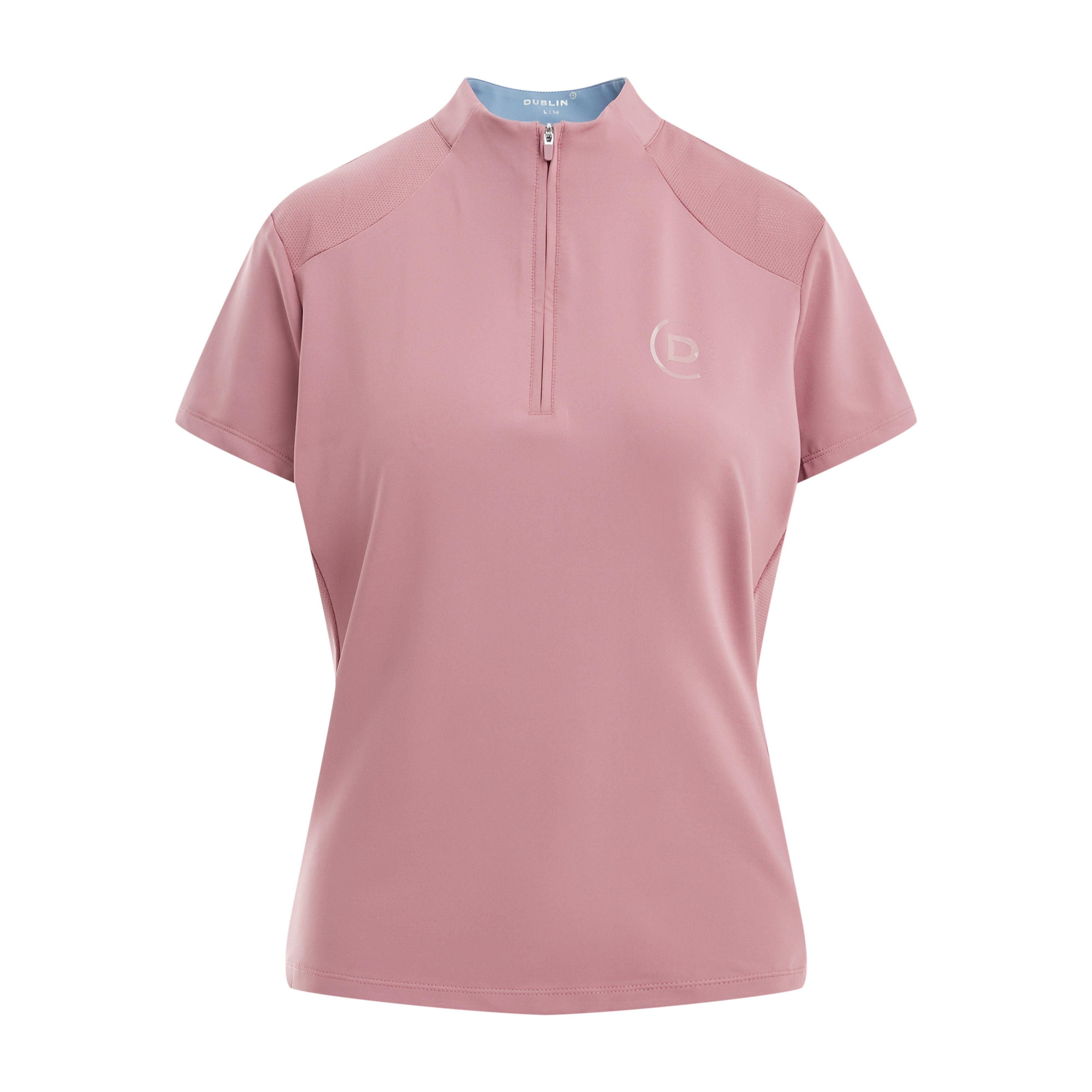 Women's 1/4 Zip Breathable Short Sleeved Riding Top