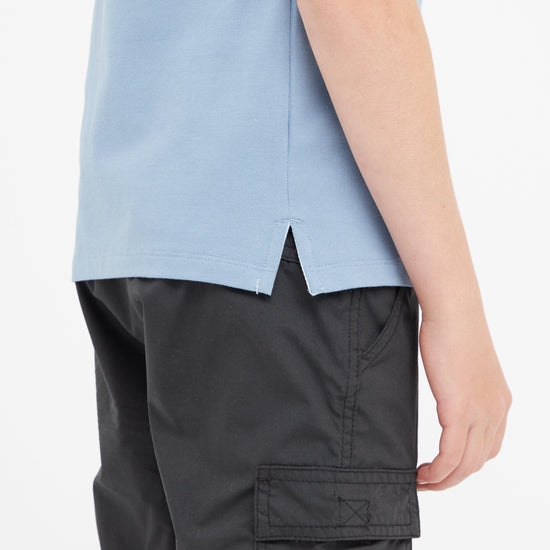 Kids’ Cotton Pique Short Sleeved Polo