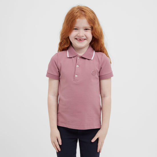 Kids’ Cotton Pique Short Sleeved Polo
