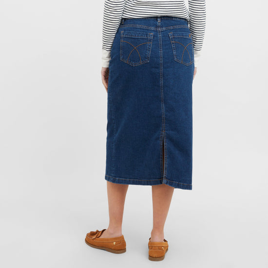 Women’s Mia Denim Midi Skirt