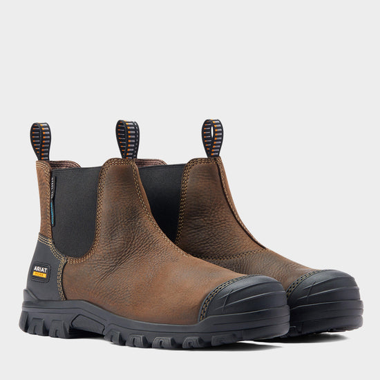 Mens Treadfast Chelsea Waterproof Steel Toe Work Boots