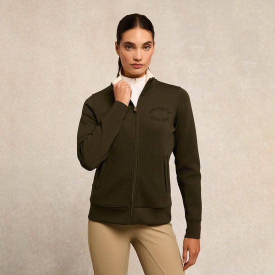 Womens Training Zip Through Sweat