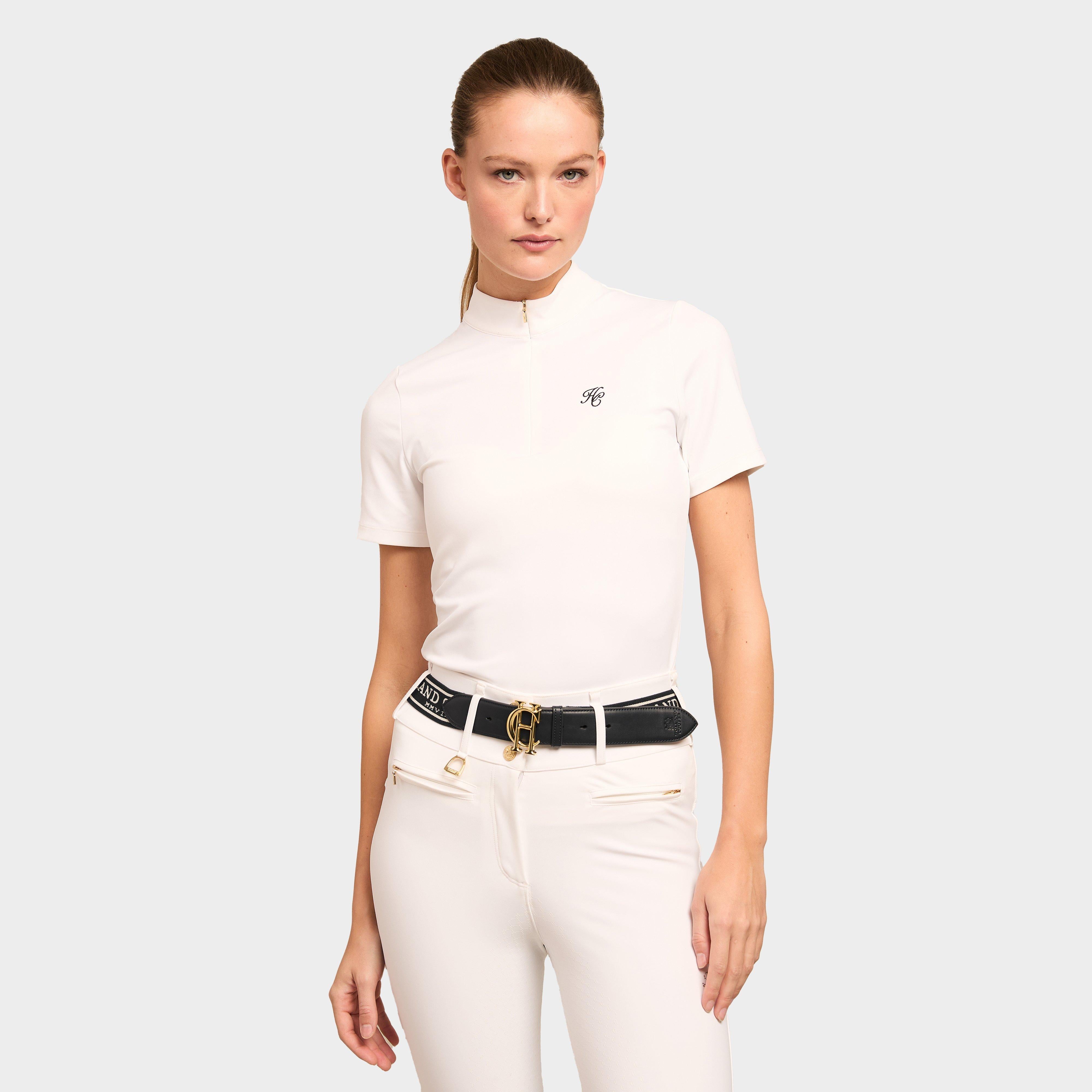 Burghley Logo Riding Belt Black