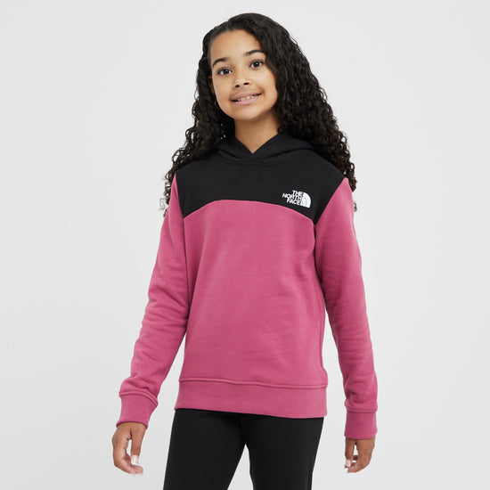 Girls' Back Logo Relaxed Hoodie