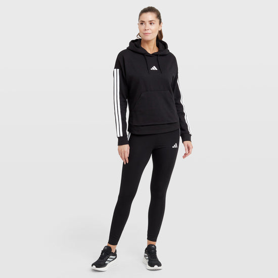 Women’s Essentials 3-Stripes Full-Zip Fleece Hoodie