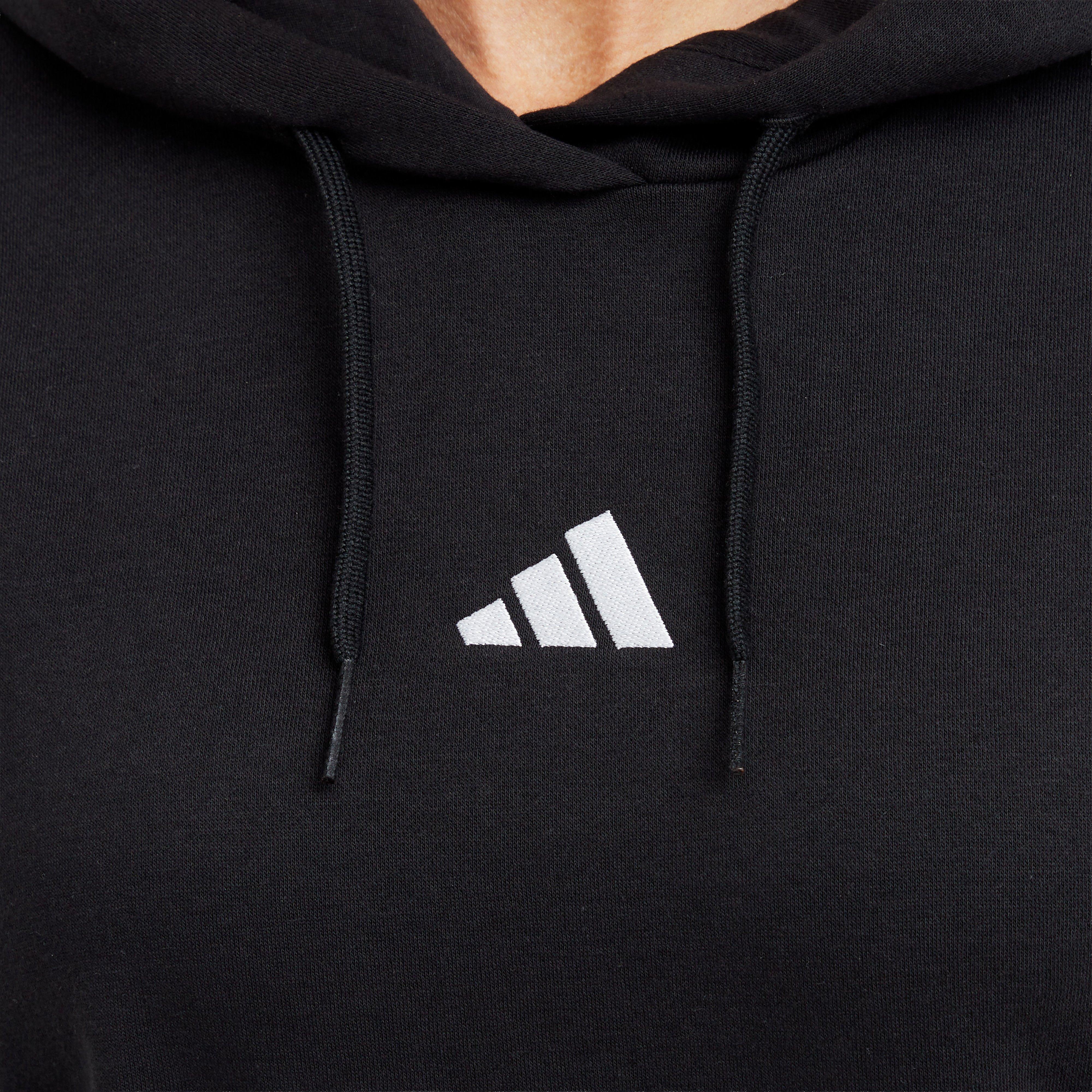 Women’s Essentials 3-Stripes Full-Zip Fleece Hoodie