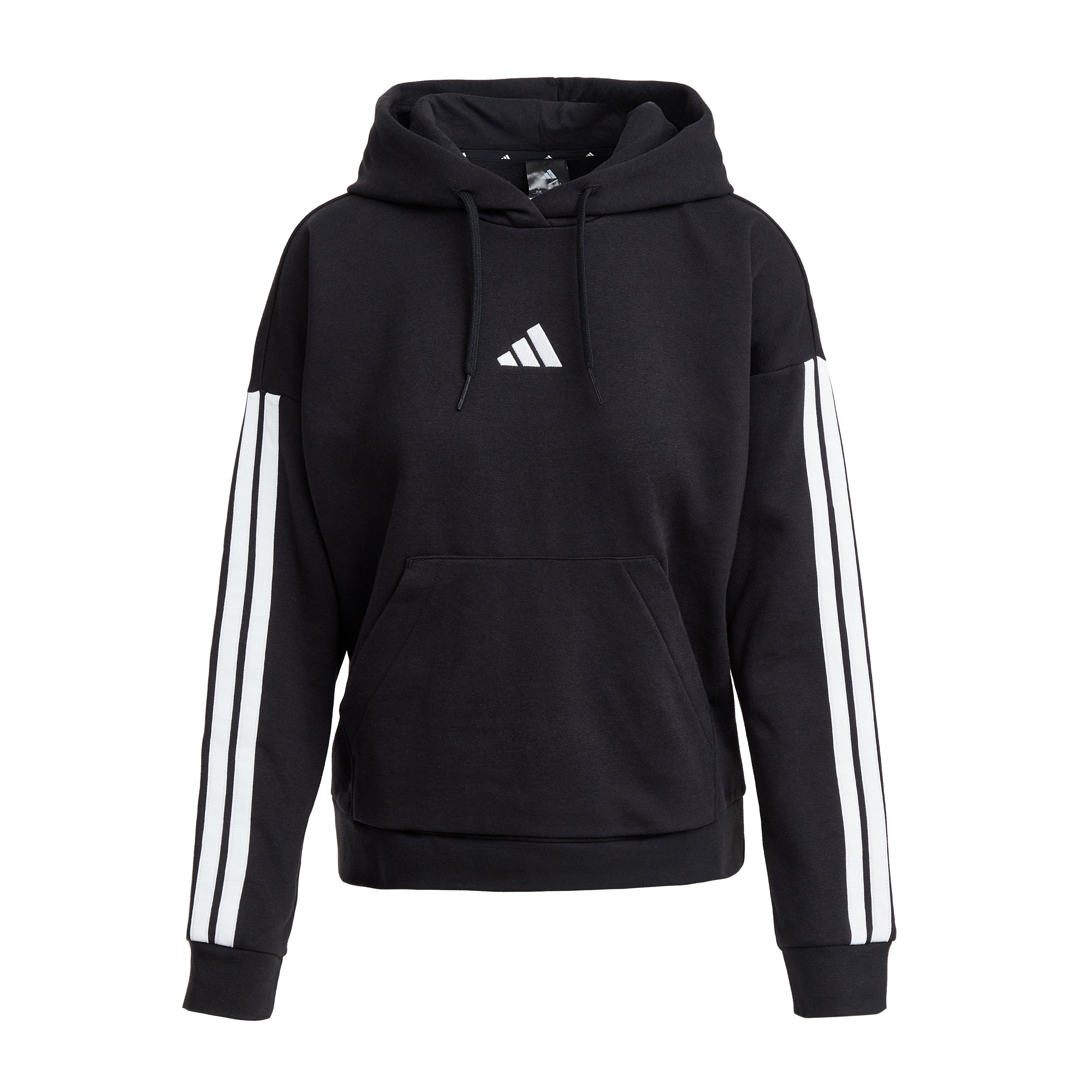 Women’s Essentials 3-Stripes Full-Zip Fleece Hoodie