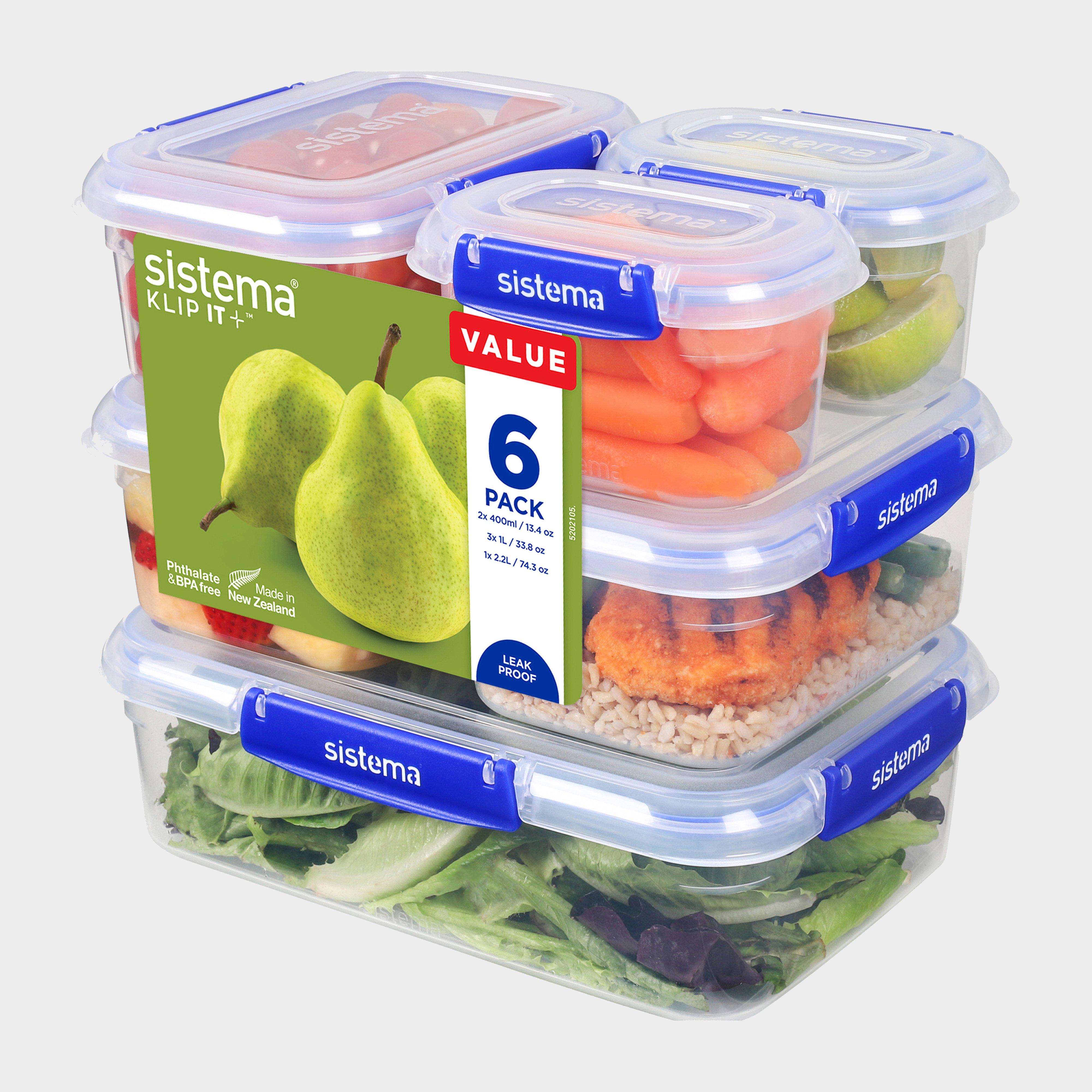 Essentials Klip It Food Storage 6 Pack