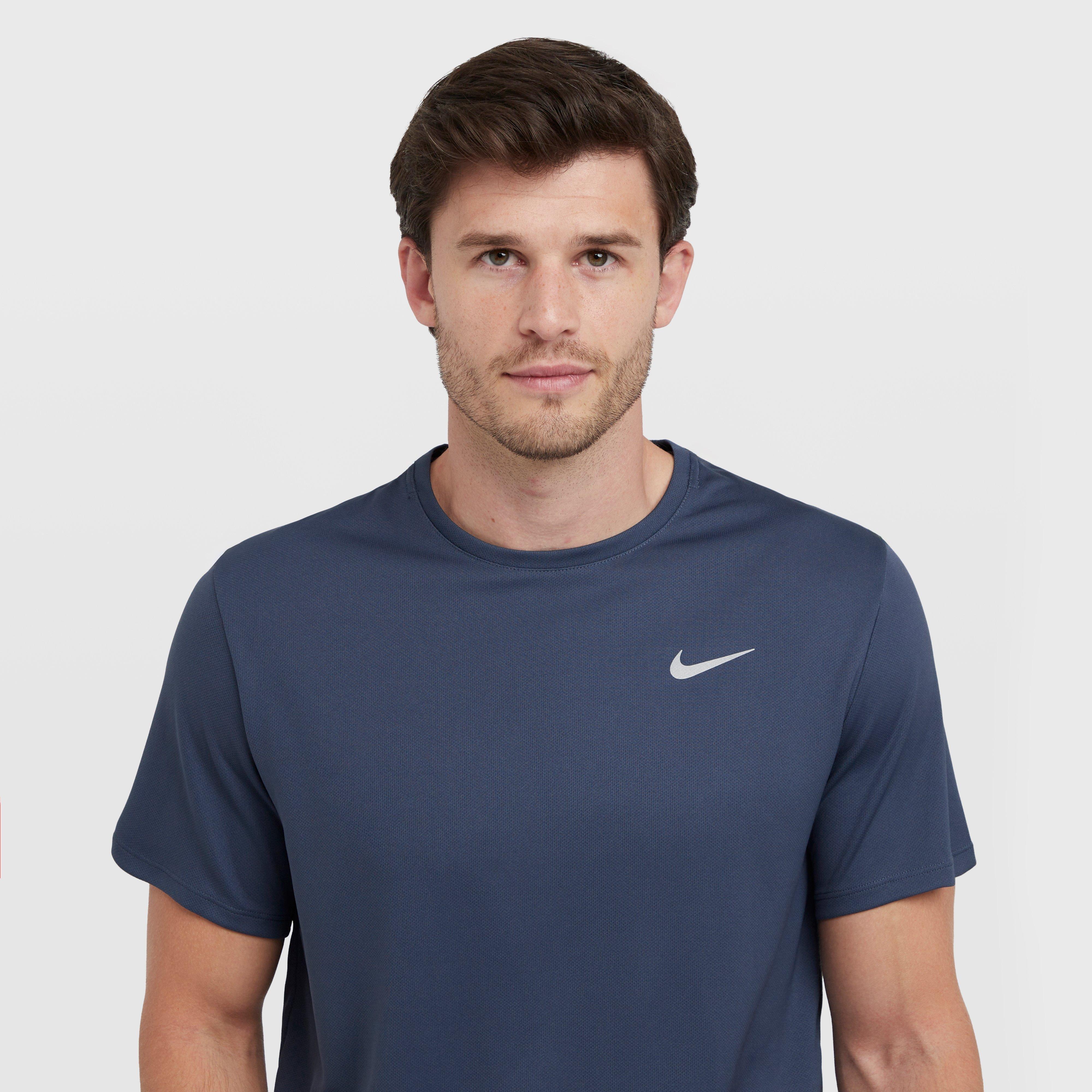 Men's Dri-FIT Miler UV Short-Sleeve Running Top