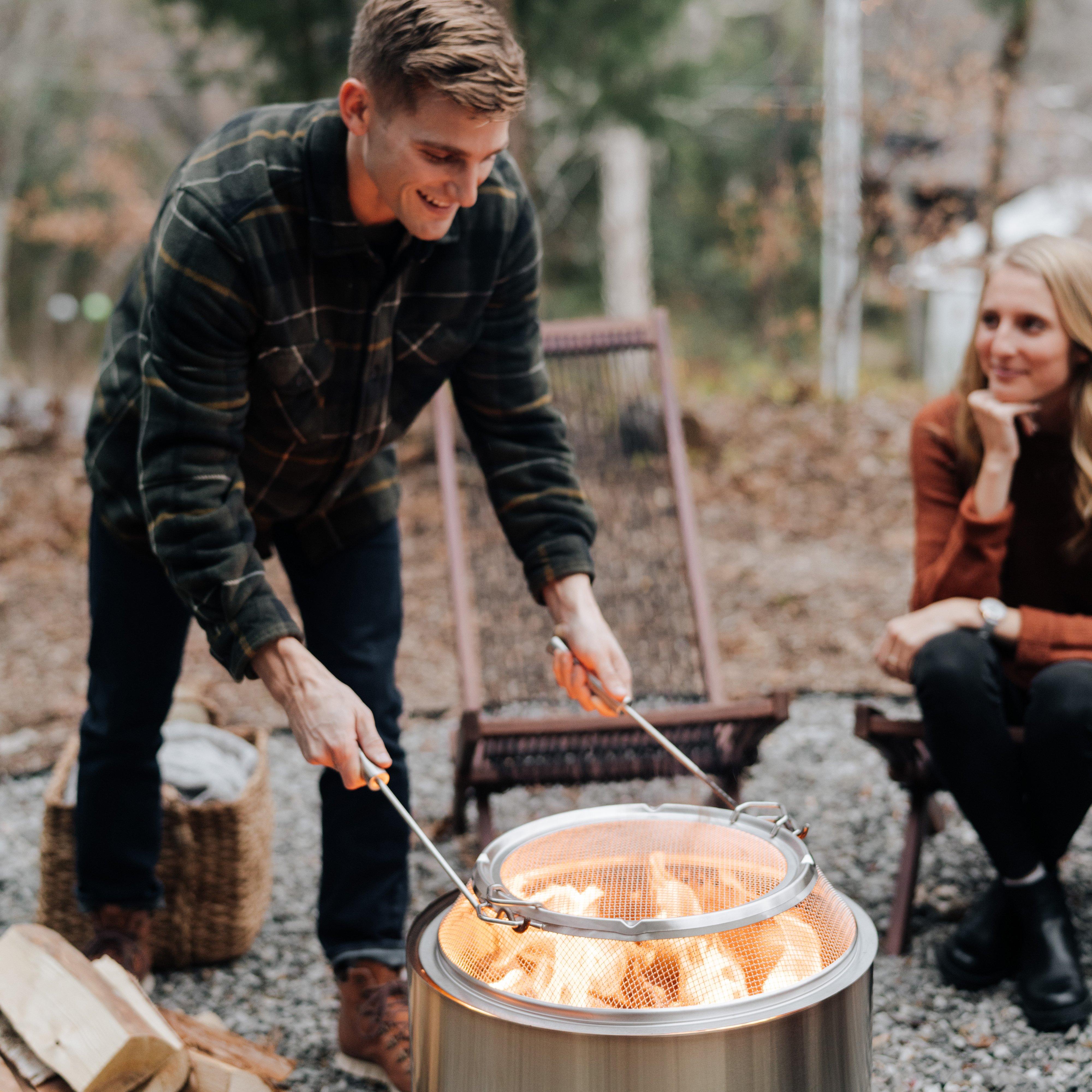 Firepit Spark Screen Shield