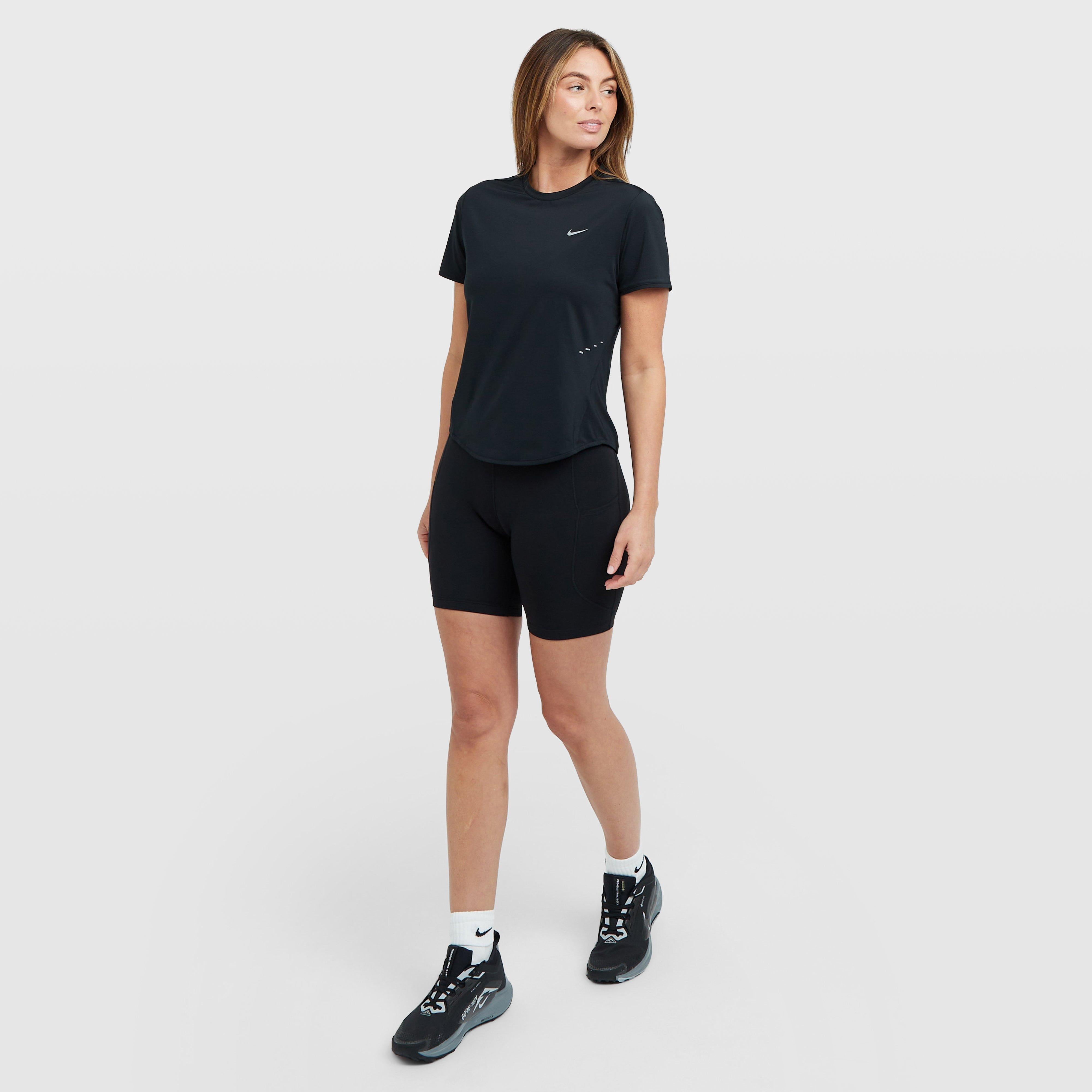 Women's High-Waisted 8" Biker Shorts with Pockets