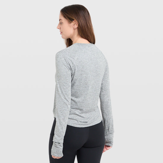Women's Swift Dri-FIT UV Long-Sleeve Crew-Neck Running Top