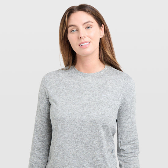 Women's Swift Dri-FIT UV Long-Sleeve Crew-Neck Running Top