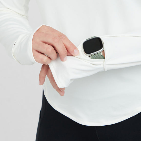 Women's Swift Dri-FIT UV Long-Sleeve Crew-Neck Running Top