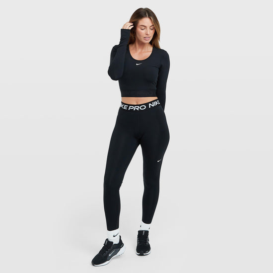 Women's Pro Dri-FIT Cropped Long Sleeve Top