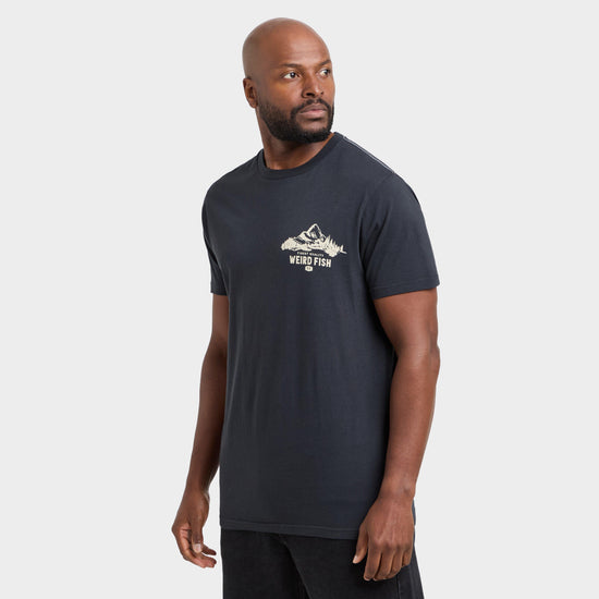 Men's Mountain Valley Back Print Graphic T-shirt