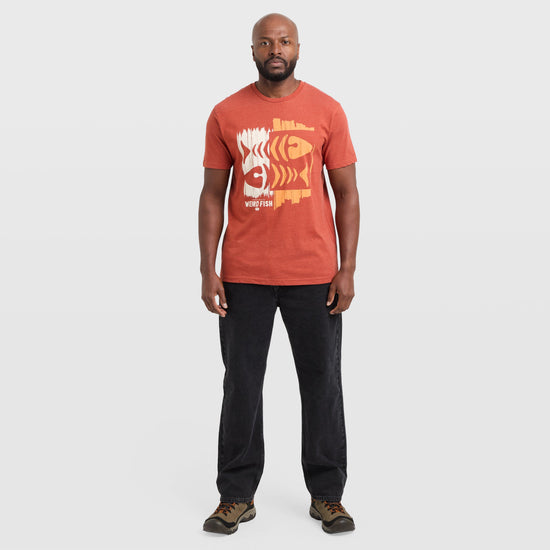 Men’s Double Fish Graphic T-Shirt