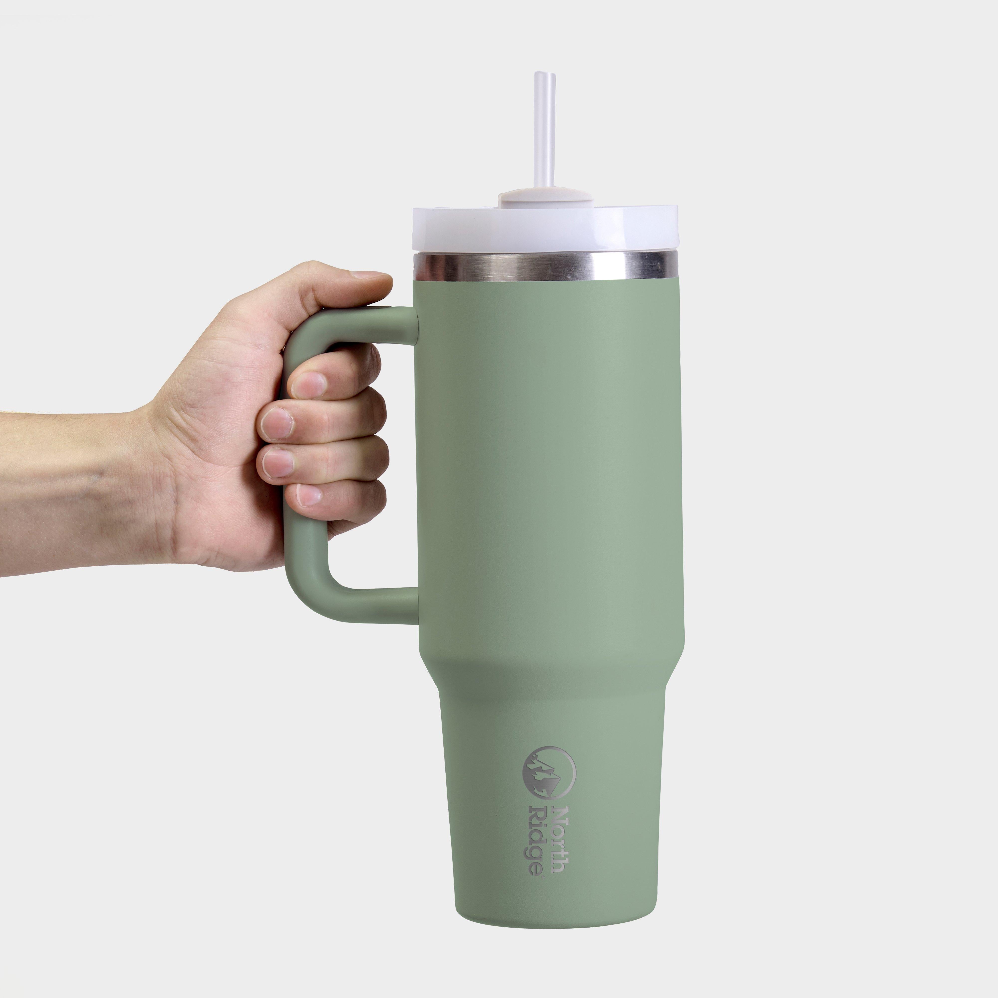 Cactus Duo Flow Tumbler with Straw 1.2L