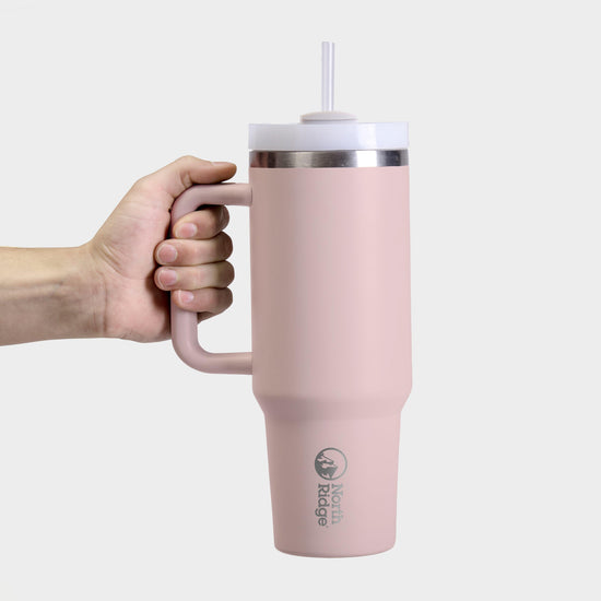 Cactus Duo Flow Tumbler with Straw 1.2L