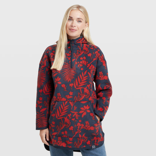 Women's Ester Printed Polar Popover Hoodie