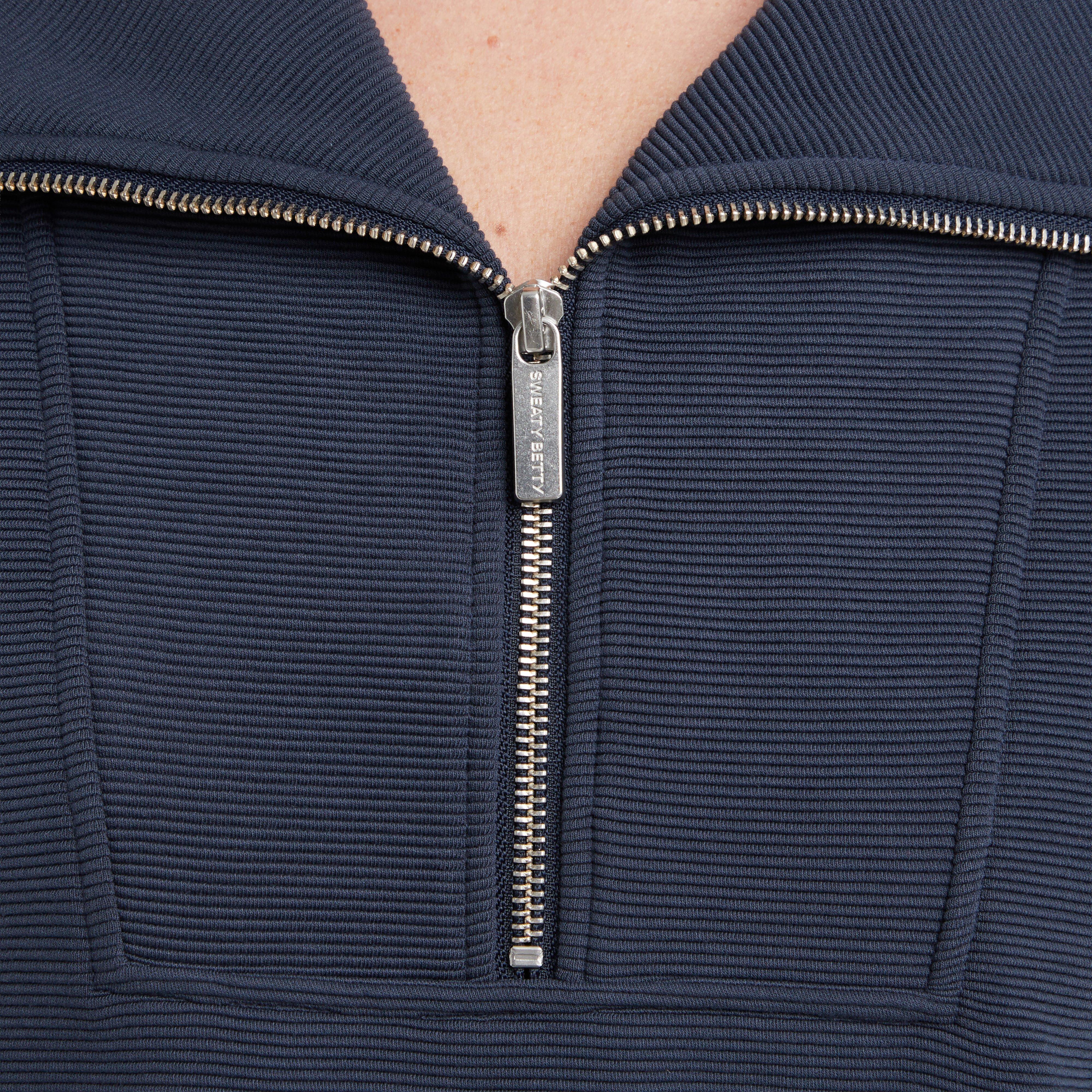 Peaceful Rib Half Zip Sweatshirt