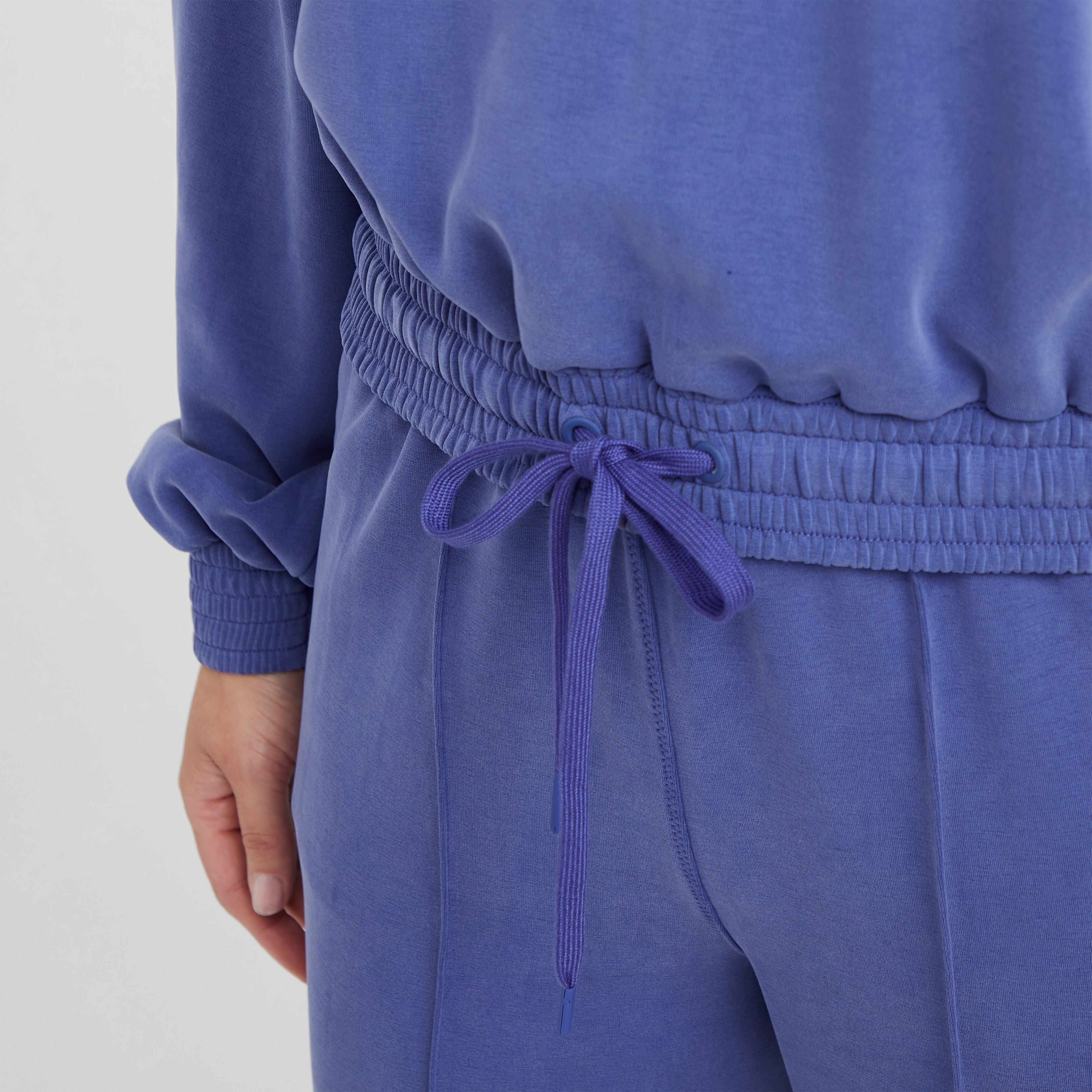 Women's Sand Wash CloudWeight Crop Sweatshirt